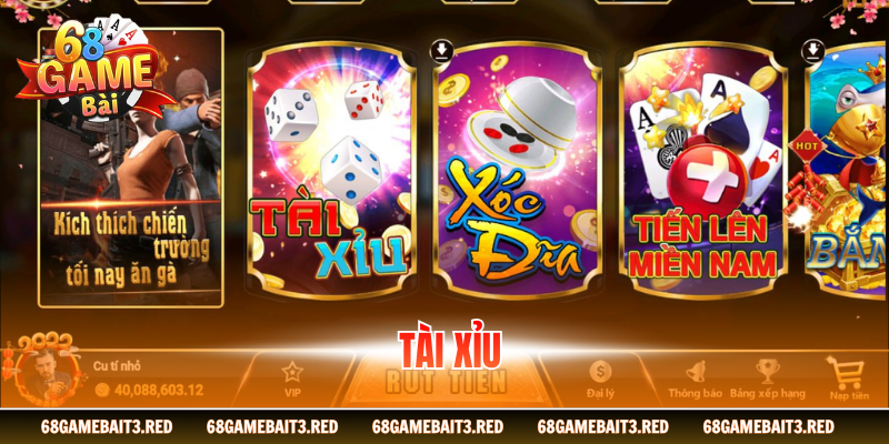 Tài Xỉu - Chuyên Mục Siêu Hot Tại Cổng Game 68GAMEBAI
